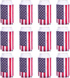 Can Cooler Sleeve 12Pcs USA Flag 