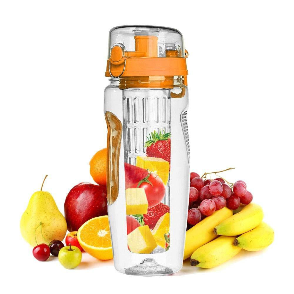 Water Fruit Bottle BPA Free Plastic Sport Fruit Infuser