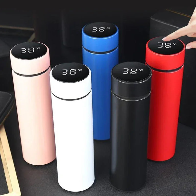 Smart Thermos Bottle LED Temperature Display 