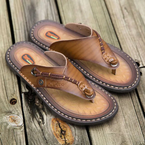 Handmade Leather Slippers 