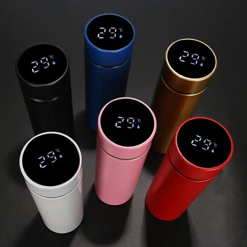 Smart Thermos Bottle LED Temperature Display 