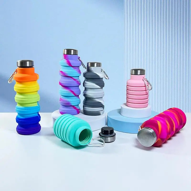 Collapsible Sports Water Bottle 