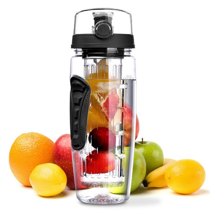 Water Fruit Bottle BPA Free Plastic Sport Fruit Infuser