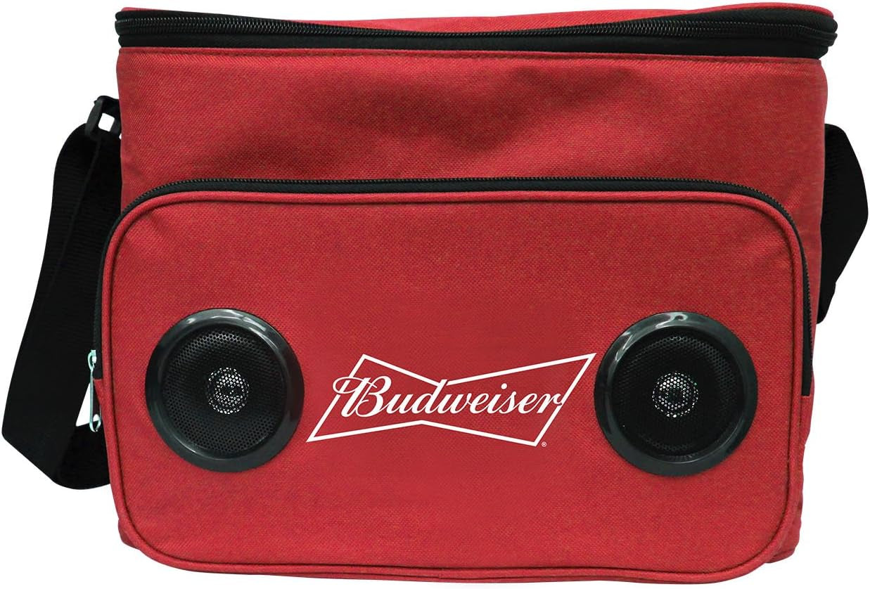 Soft Cooler Bag with Built-In Rechargeable Speakers 