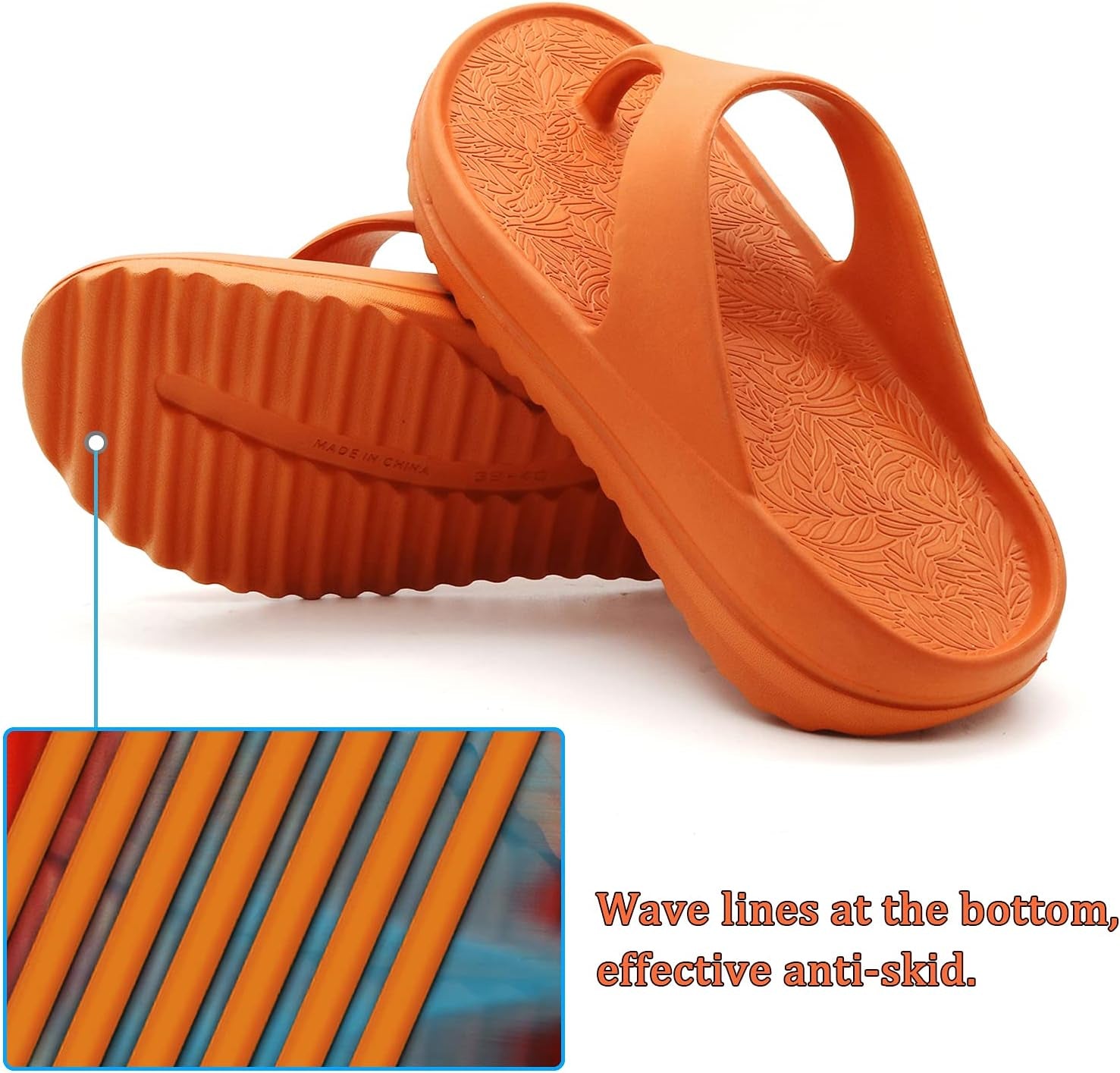 Women's Flip Flops - Soft Lightweight Flip-Flops 