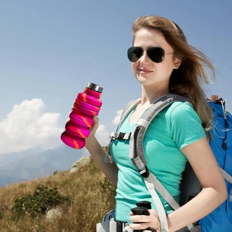 Collapsible Sports Water Bottle 