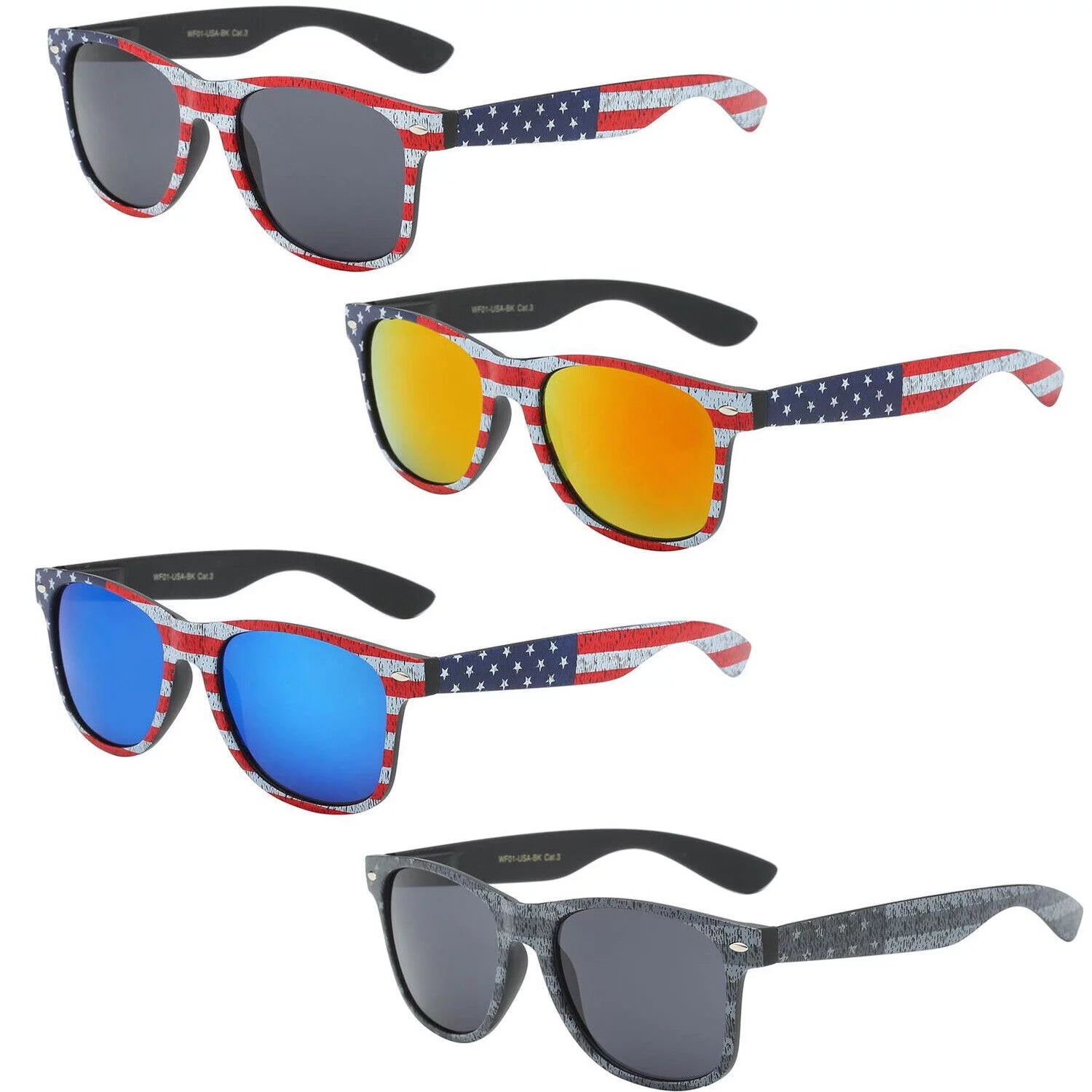 USA AMERICAN FLAG STARS & STRIPES SUNGLASSES